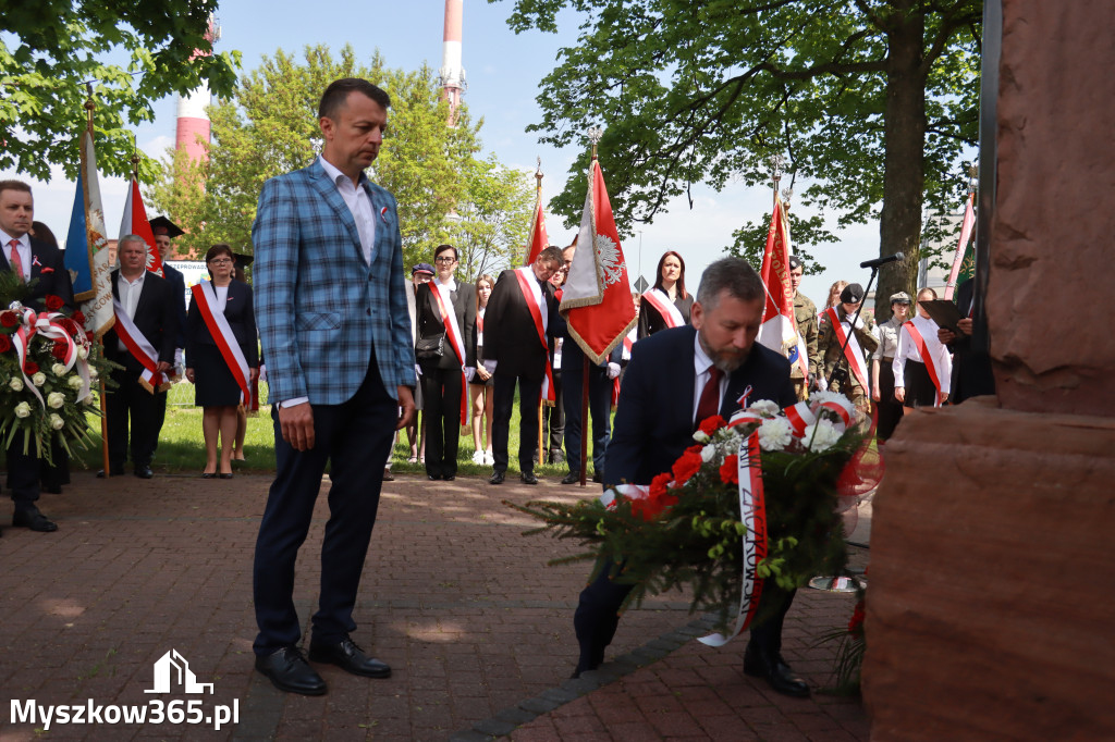 Fotorelacja: Obchody Święta Konstytucji 3 Maja w Myszkowie