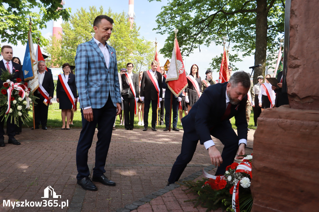 Fotorelacja: Obchody Święta Konstytucji 3 Maja w Myszkowie