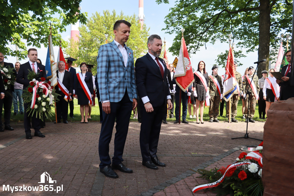 Fotorelacja: Obchody Święta Konstytucji 3 Maja w Myszkowie