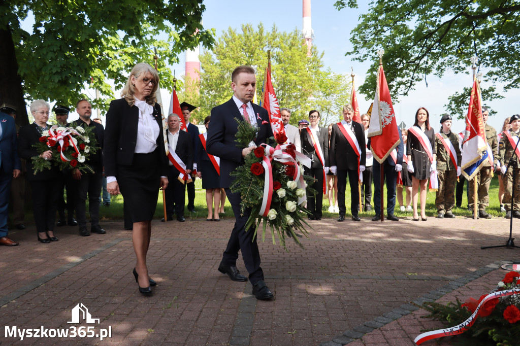 Fotorelacja: Obchody Święta Konstytucji 3 Maja w Myszkowie