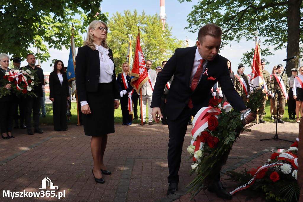 Fotorelacja: Obchody Święta Konstytucji 3 Maja w Myszkowie