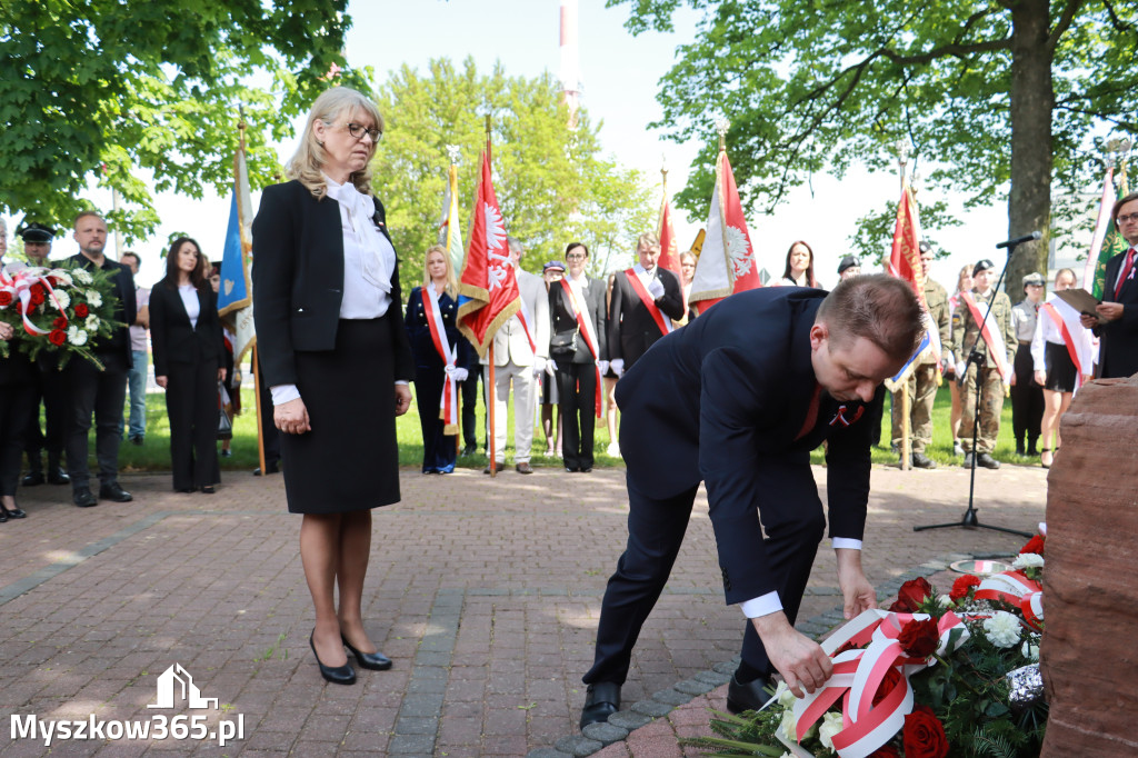 Fotorelacja: Obchody Święta Konstytucji 3 Maja w Myszkowie