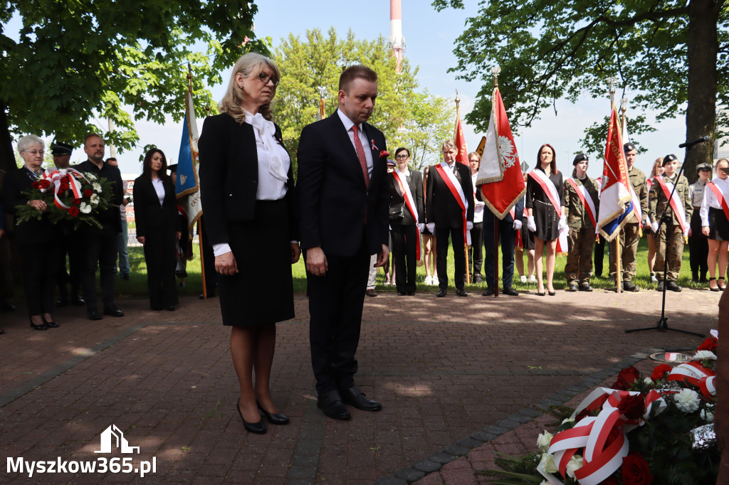 Fotorelacja: Obchody Święta Konstytucji 3 Maja w Myszkowie