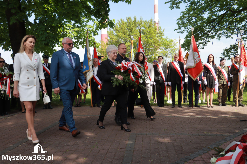 Fotorelacja: Obchody Święta Konstytucji 3 Maja w Myszkowie