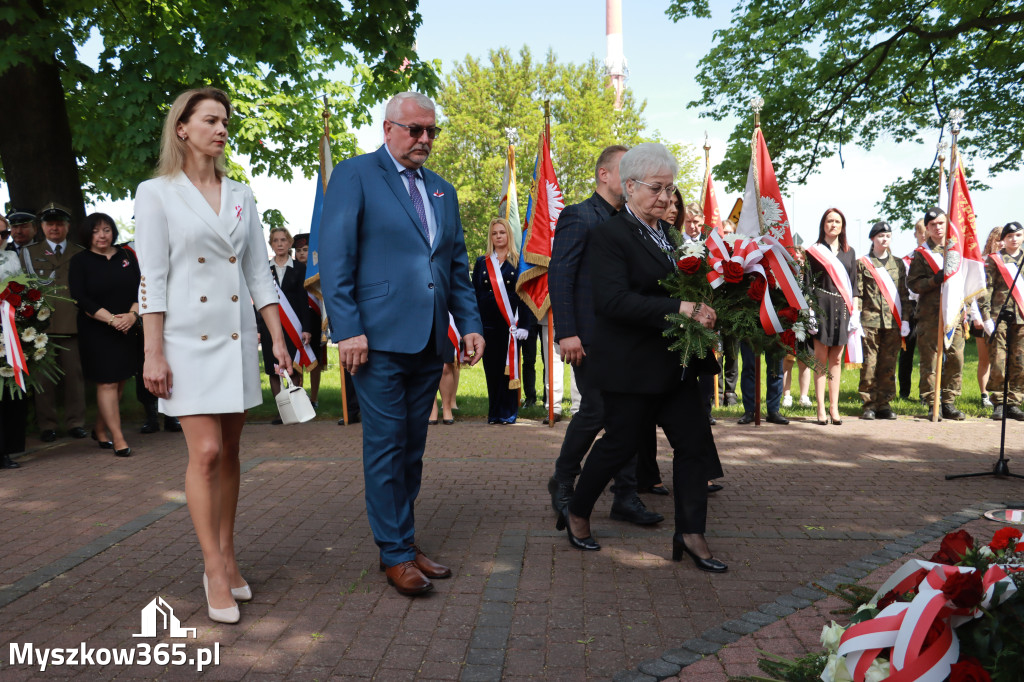 Fotorelacja: Obchody Święta Konstytucji 3 Maja w Myszkowie