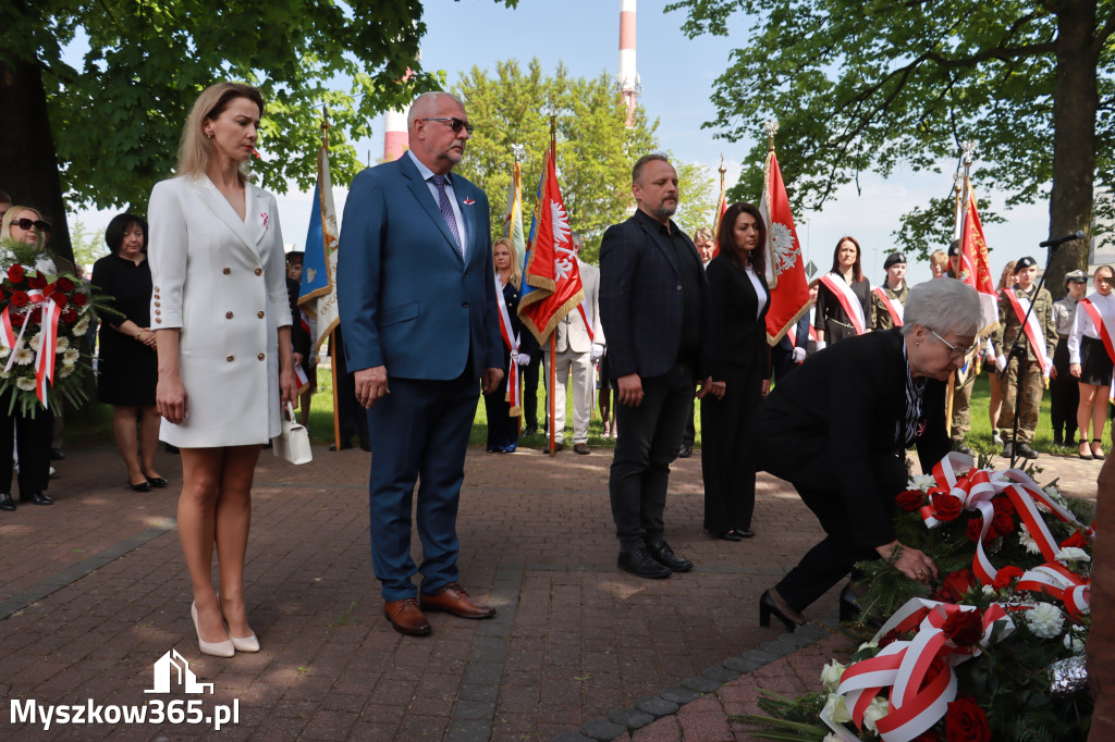 Fotorelacja: Obchody Święta Konstytucji 3 Maja w Myszkowie