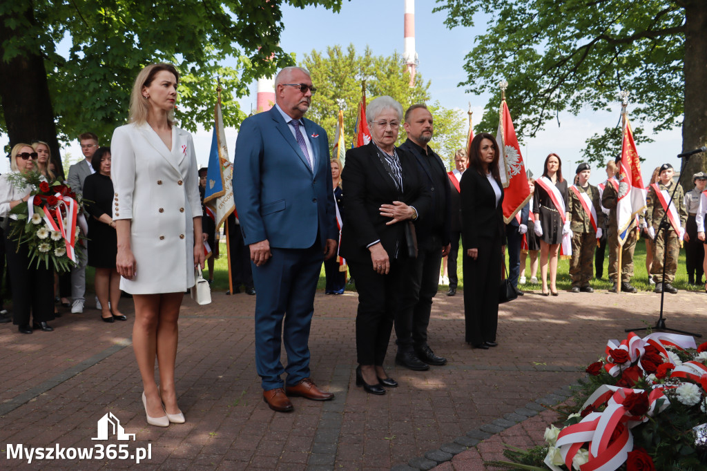 Fotorelacja: Obchody Święta Konstytucji 3 Maja w Myszkowie