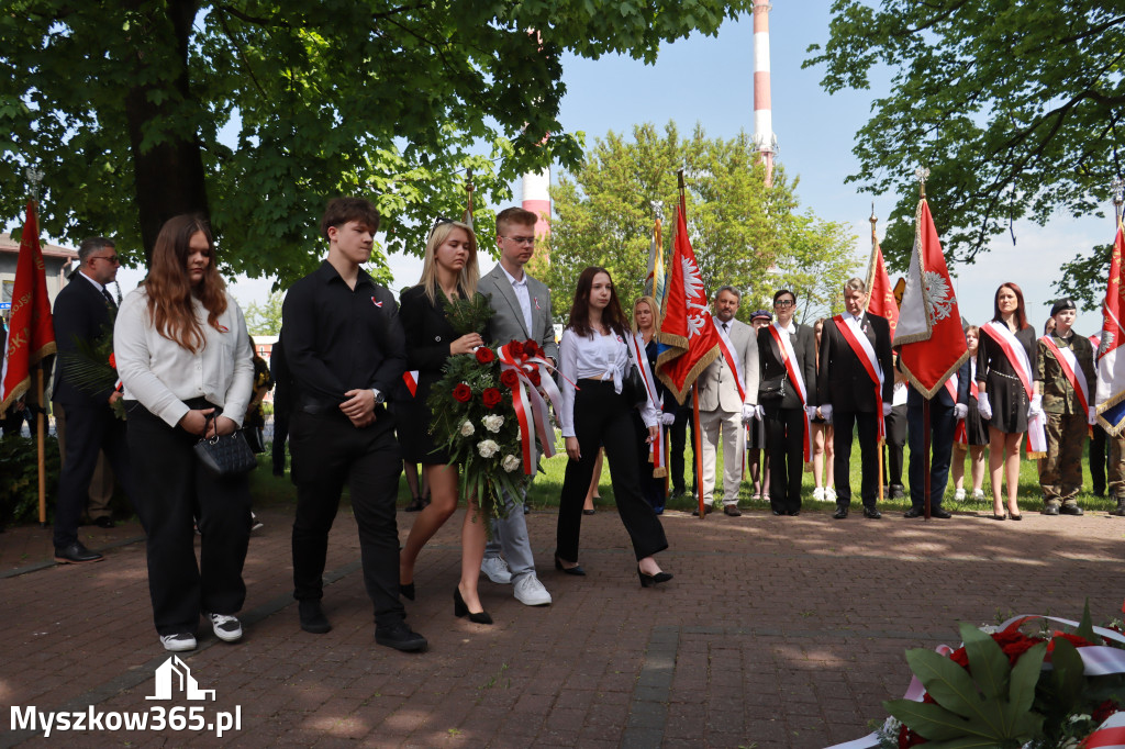 Fotorelacja: Obchody Święta Konstytucji 3 Maja w Myszkowie
