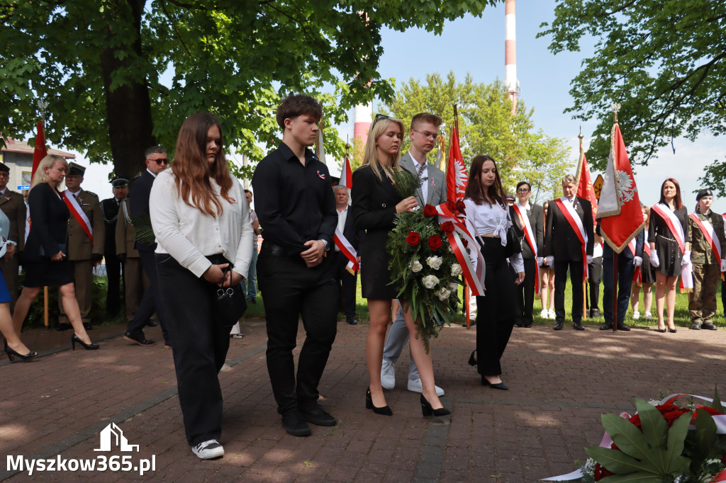 Fotorelacja: Obchody Święta Konstytucji 3 Maja w Myszkowie