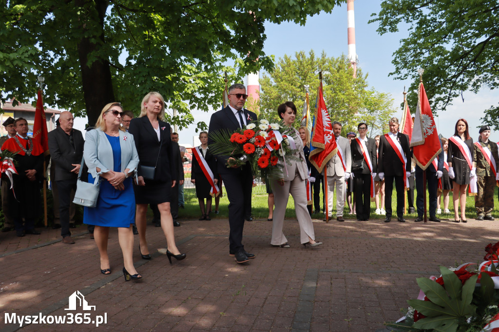 Fotorelacja: Obchody Święta Konstytucji 3 Maja w Myszkowie