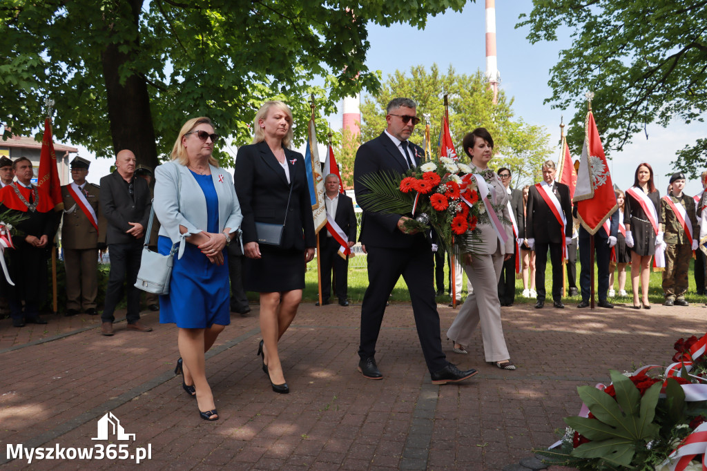 Fotorelacja: Obchody Święta Konstytucji 3 Maja w Myszkowie