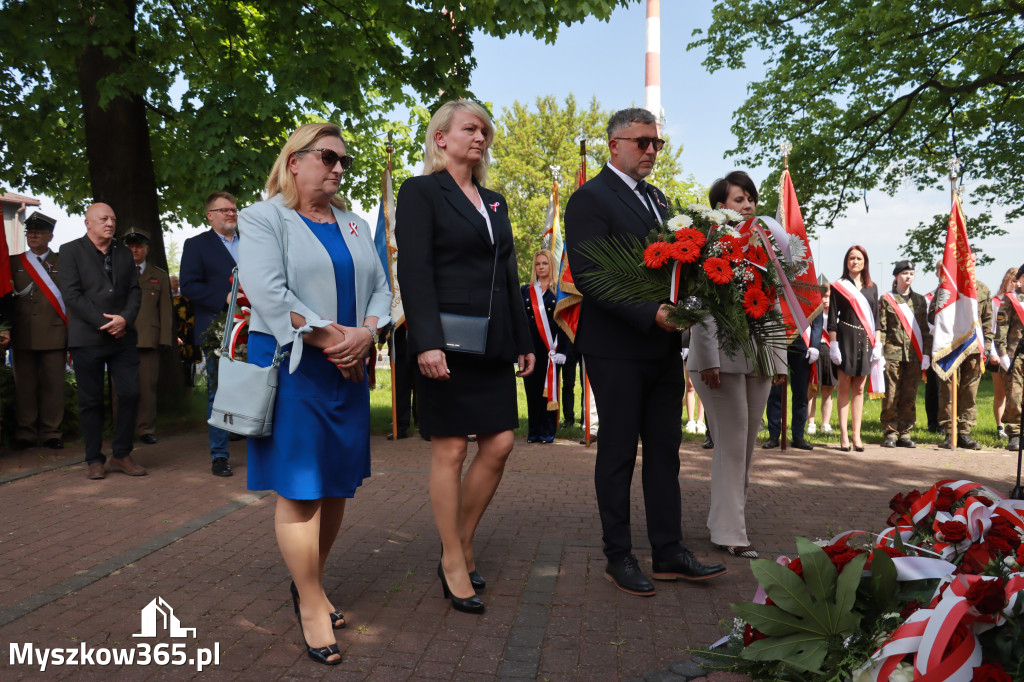 Fotorelacja: Obchody Święta Konstytucji 3 Maja w Myszkowie