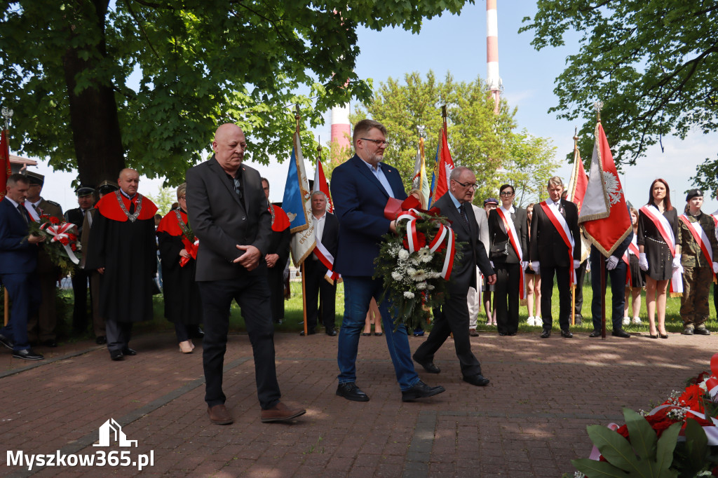 Fotorelacja: Obchody Święta Konstytucji 3 Maja w Myszkowie
