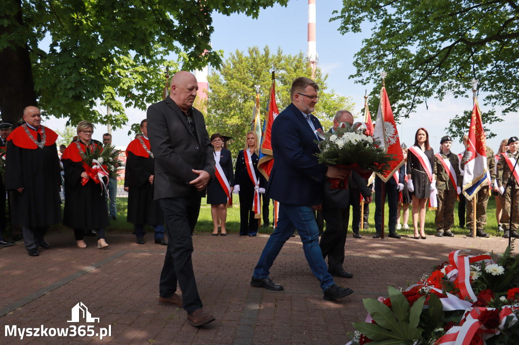 Fotorelacja: Obchody Święta Konstytucji 3 Maja w Myszkowie