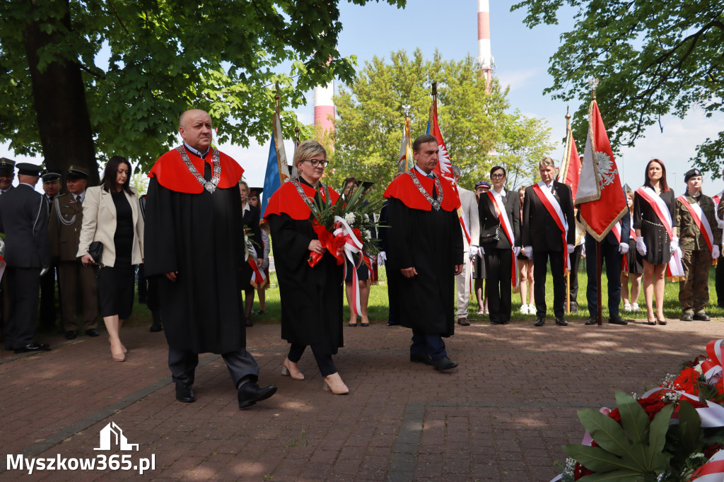 Fotorelacja: Obchody Święta Konstytucji 3 Maja w Myszkowie