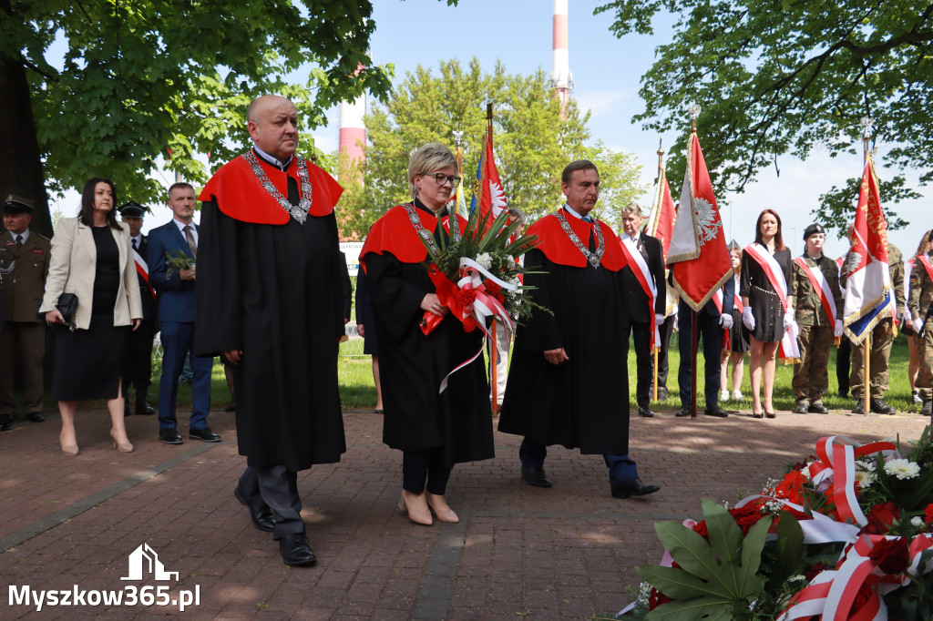 Fotorelacja: Obchody Święta Konstytucji 3 Maja w Myszkowie
