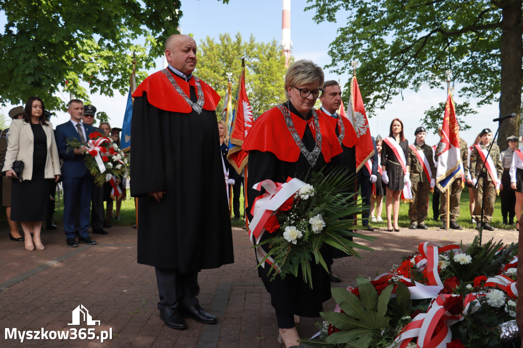 Fotorelacja: Obchody Święta Konstytucji 3 Maja w Myszkowie