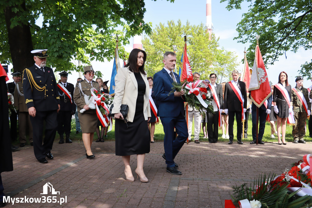 Fotorelacja: Obchody Święta Konstytucji 3 Maja w Myszkowie