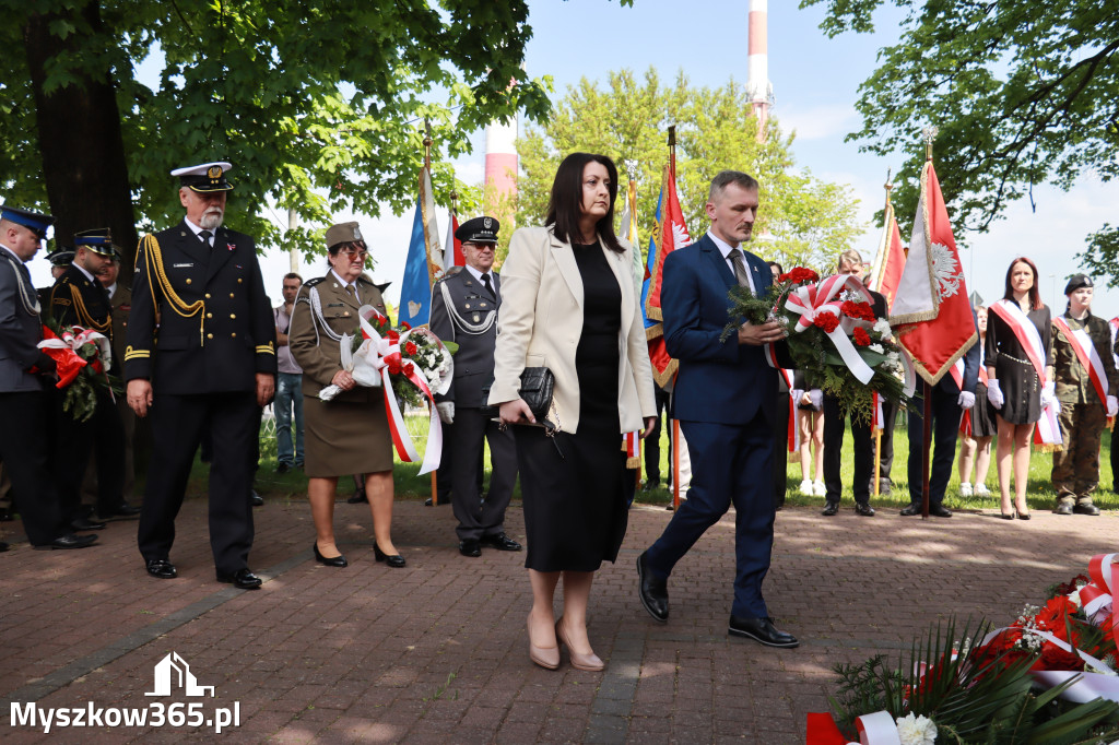 Fotorelacja: Obchody Święta Konstytucji 3 Maja w Myszkowie