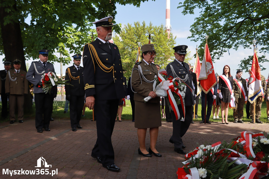 Fotorelacja: Obchody Święta Konstytucji 3 Maja w Myszkowie
