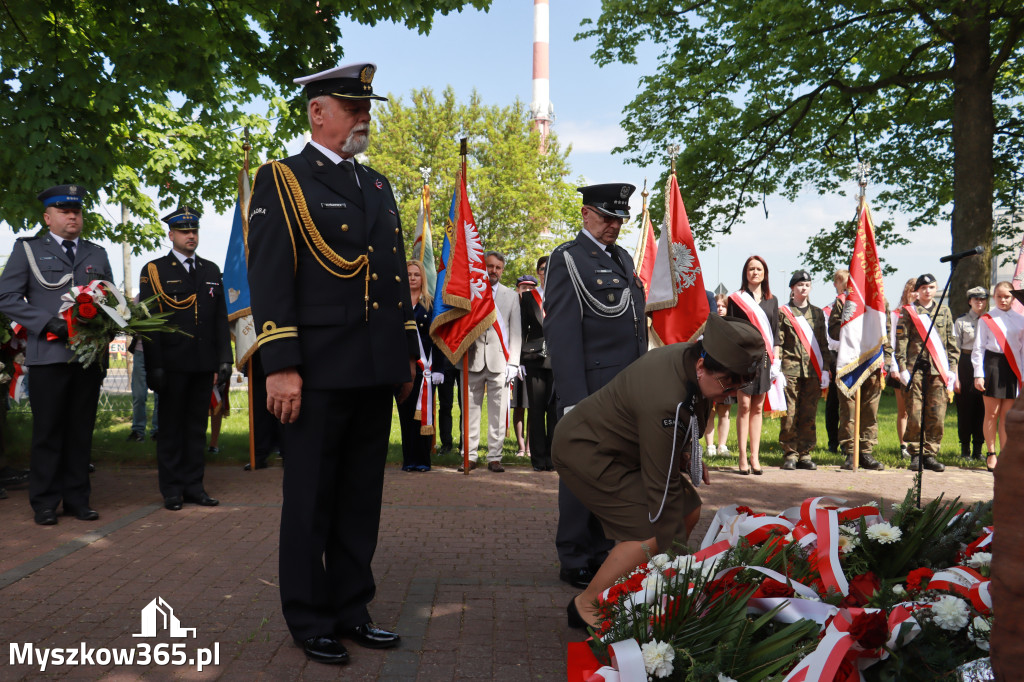 Fotorelacja: Obchody Święta Konstytucji 3 Maja w Myszkowie