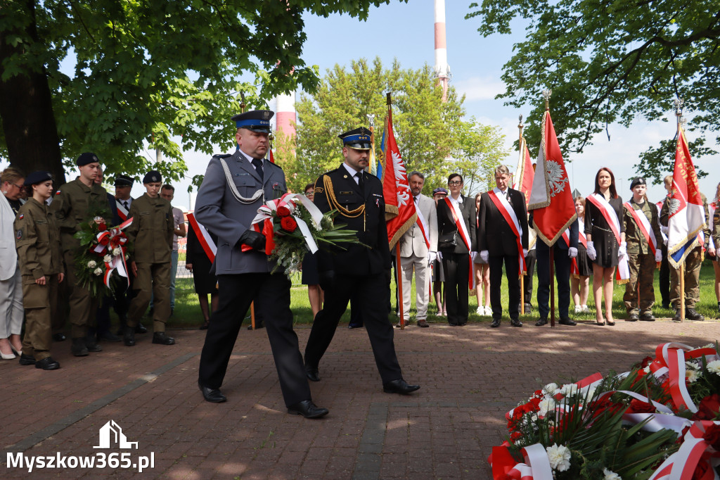 Fotorelacja: Obchody Święta Konstytucji 3 Maja w Myszkowie