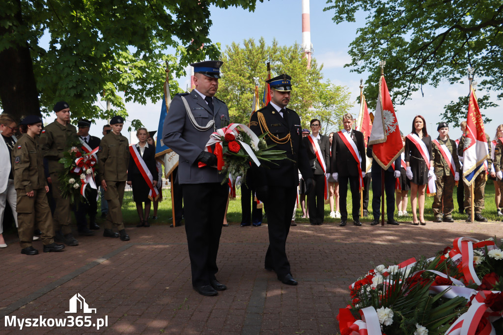 Fotorelacja: Obchody Święta Konstytucji 3 Maja w Myszkowie