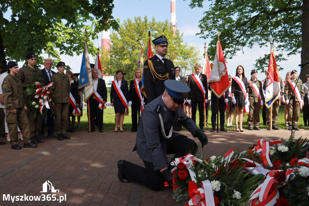 Fotorelacja: Obchody Święta Konstytucji 3 Maja w Myszkowie