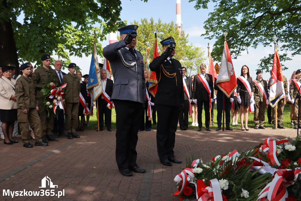 Fotorelacja: Obchody Święta Konstytucji 3 Maja w Myszkowie