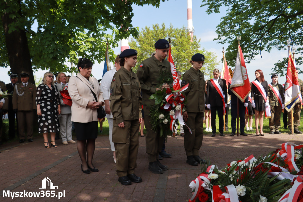Fotorelacja: Obchody Święta Konstytucji 3 Maja w Myszkowie