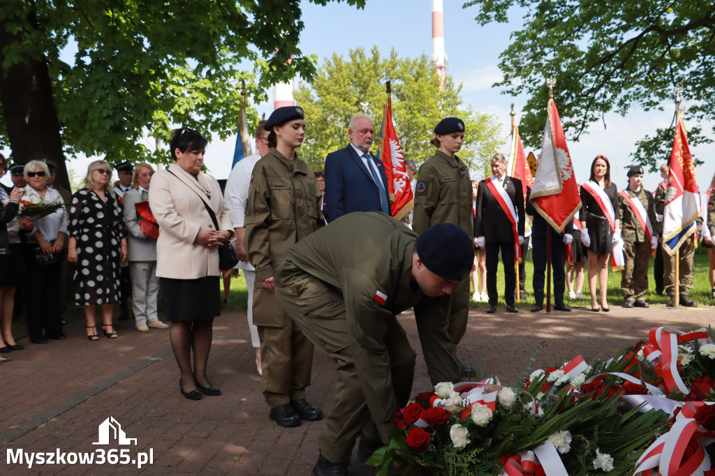 Fotorelacja: Obchody Święta Konstytucji 3 Maja w Myszkowie