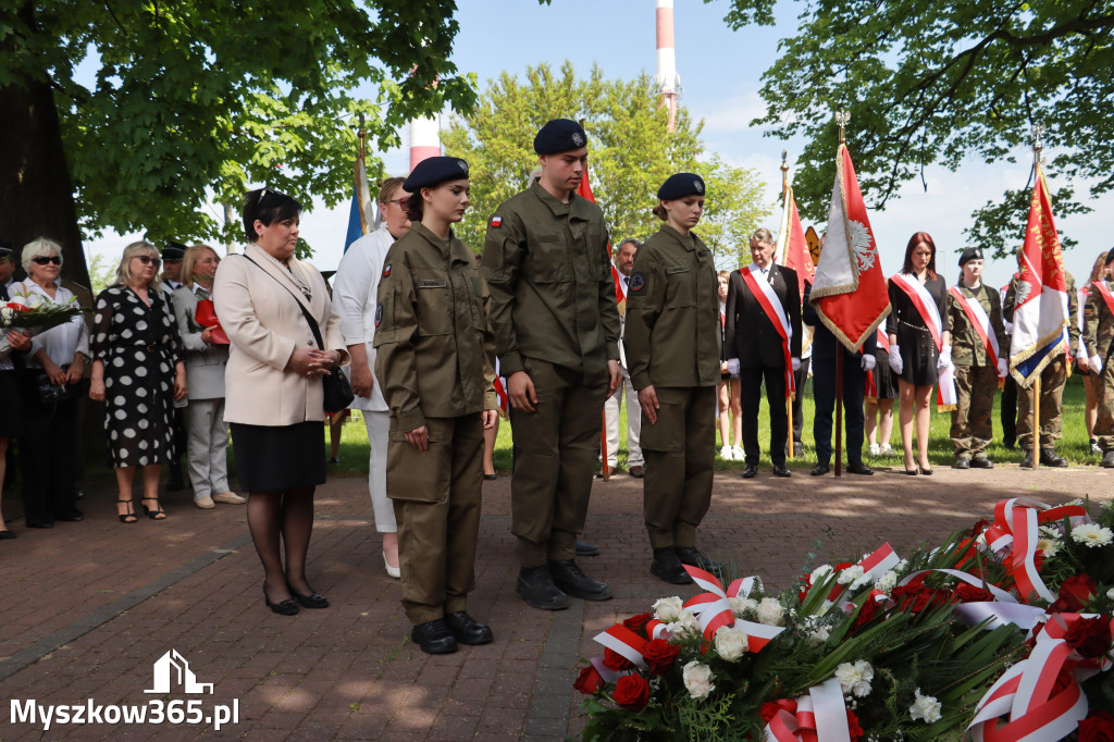 Fotorelacja: Obchody Święta Konstytucji 3 Maja w Myszkowie