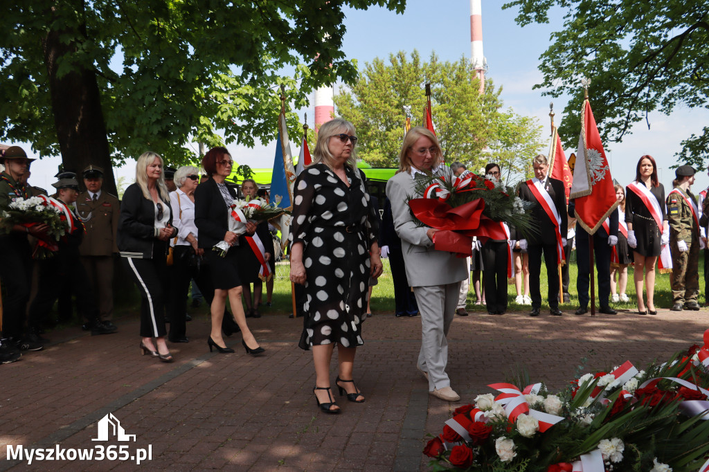 Fotorelacja: Obchody Święta Konstytucji 3 Maja w Myszkowie