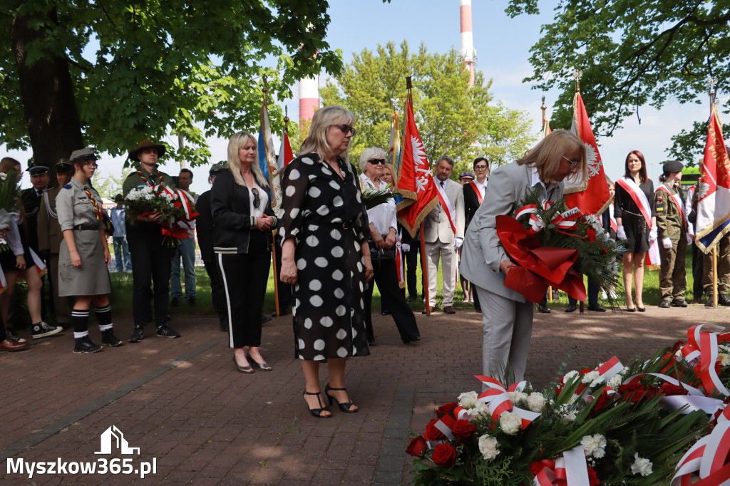 Fotorelacja: Obchody Święta Konstytucji 3 Maja w Myszkowie
