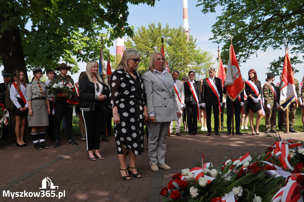 Fotorelacja: Obchody Święta Konstytucji 3 Maja w Myszkowie