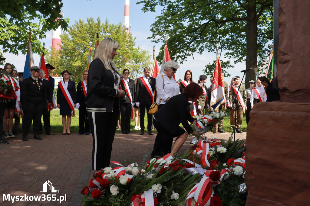 Fotorelacja: Obchody Święta Konstytucji 3 Maja w Myszkowie