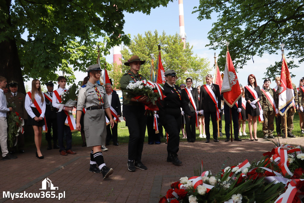 Fotorelacja: Obchody Święta Konstytucji 3 Maja w Myszkowie