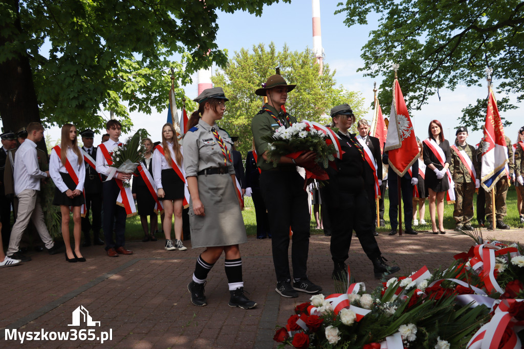 Fotorelacja: Obchody Święta Konstytucji 3 Maja w Myszkowie