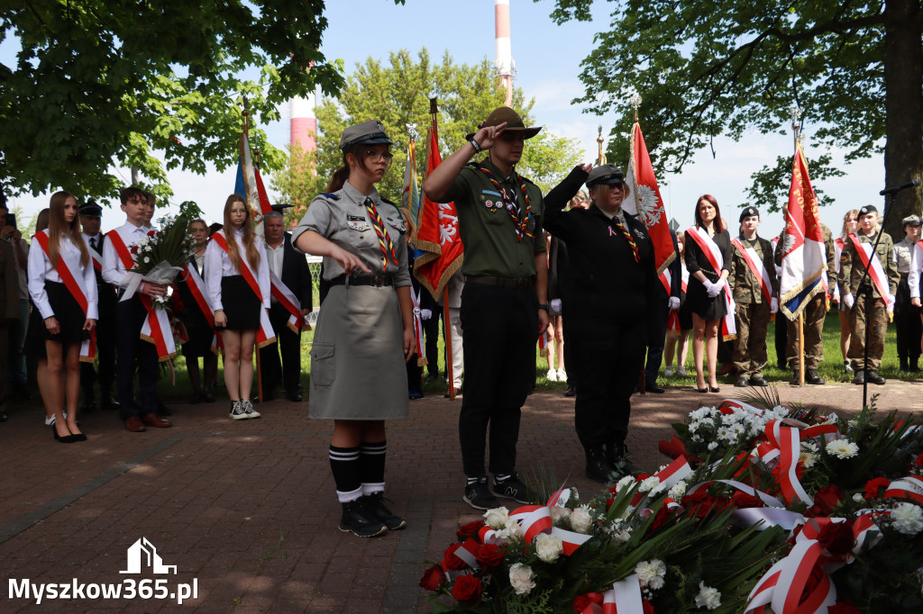 Fotorelacja: Obchody Święta Konstytucji 3 Maja w Myszkowie