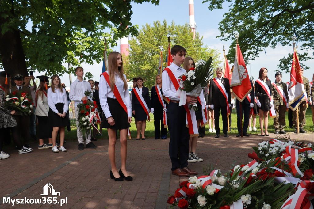 Fotorelacja: Obchody Święta Konstytucji 3 Maja w Myszkowie