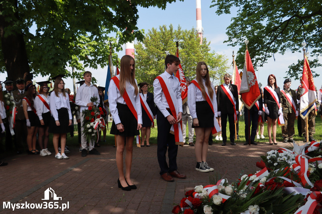Fotorelacja: Obchody Święta Konstytucji 3 Maja w Myszkowie