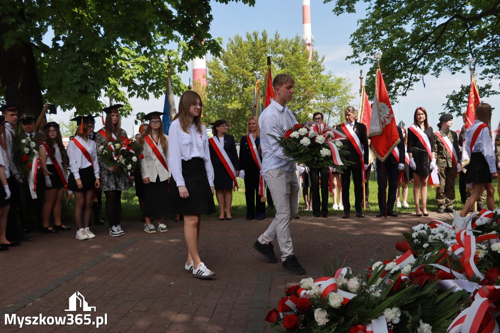 Fotorelacja: Obchody Święta Konstytucji 3 Maja w Myszkowie
