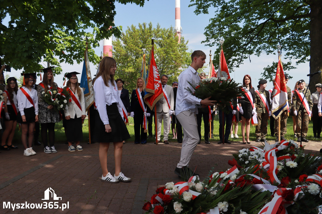 Fotorelacja: Obchody Święta Konstytucji 3 Maja w Myszkowie