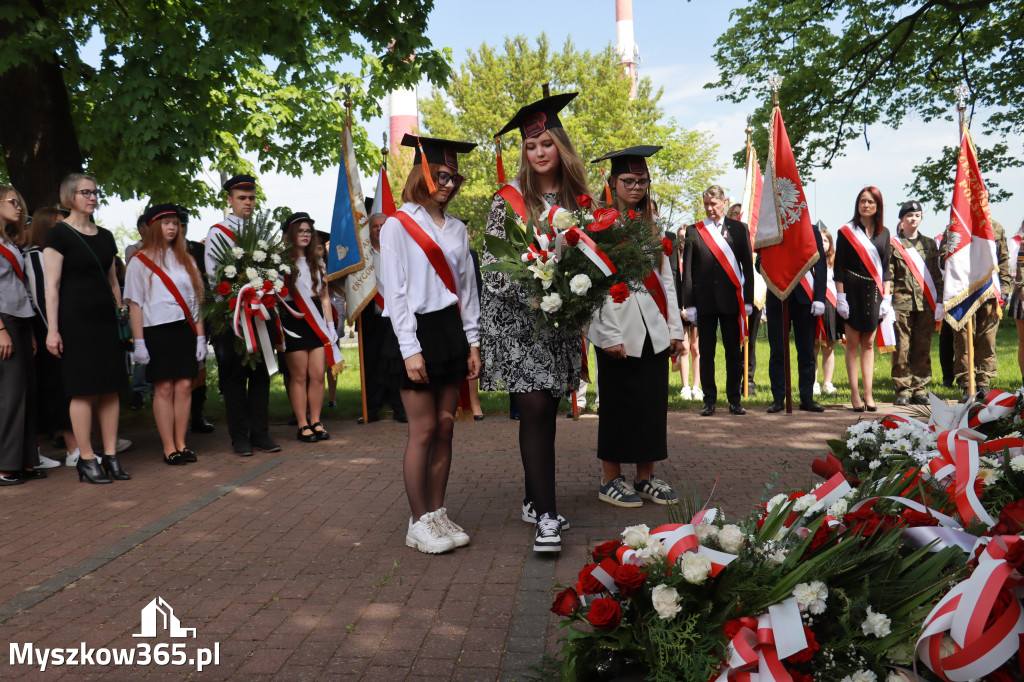 Fotorelacja: Obchody Święta Konstytucji 3 Maja w Myszkowie