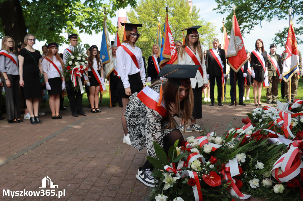 Fotorelacja: Obchody Święta Konstytucji 3 Maja w Myszkowie