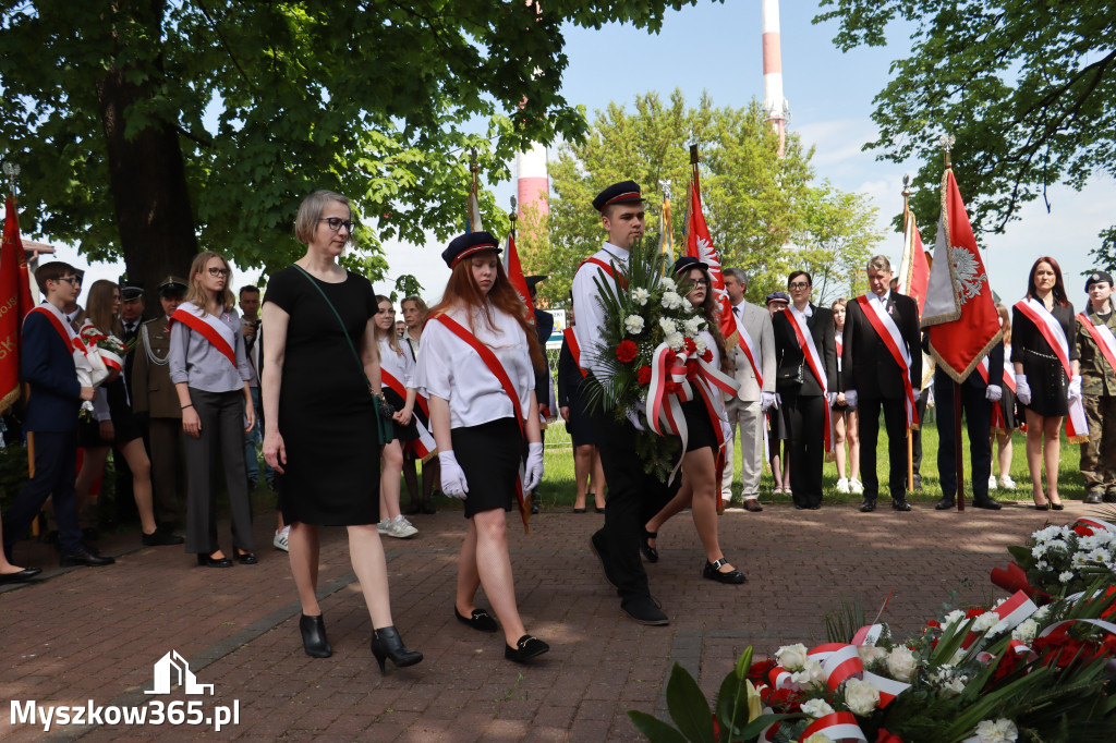 Fotorelacja: Obchody Święta Konstytucji 3 Maja w Myszkowie