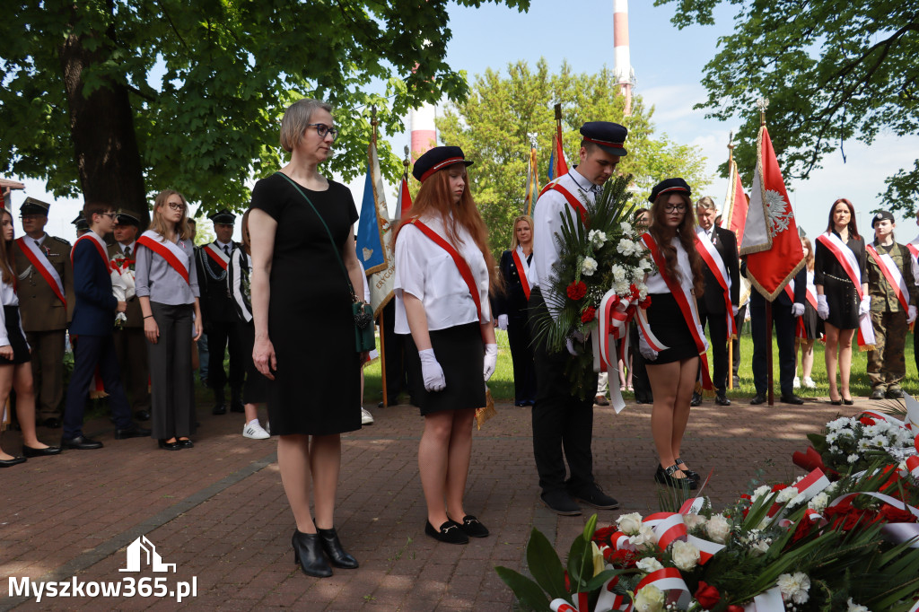 Fotorelacja: Obchody Święta Konstytucji 3 Maja w Myszkowie