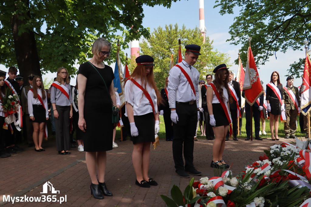 Fotorelacja: Obchody Święta Konstytucji 3 Maja w Myszkowie