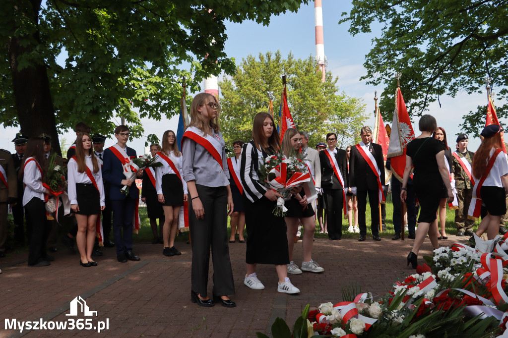 Fotorelacja: Obchody Święta Konstytucji 3 Maja w Myszkowie