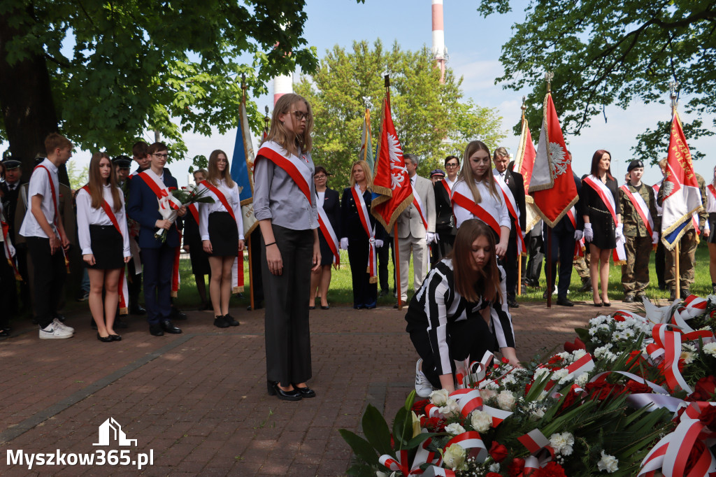 Fotorelacja: Obchody Święta Konstytucji 3 Maja w Myszkowie